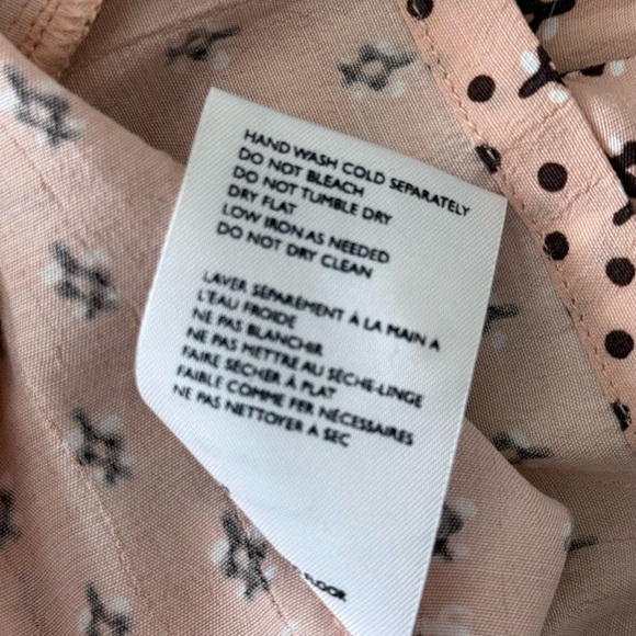 Faithfull The Brand x Anthropologie Trinidad Dress in Mieke Print - Pink SZ 2 XS - Picture 9 of 9